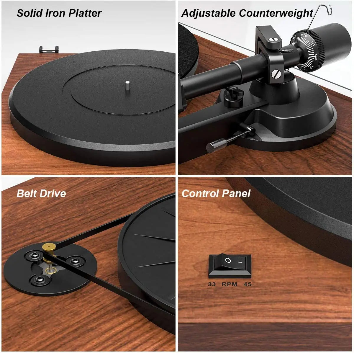  Angels Horn H002BT-OR record player